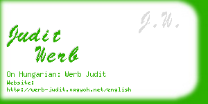 judit werb business card